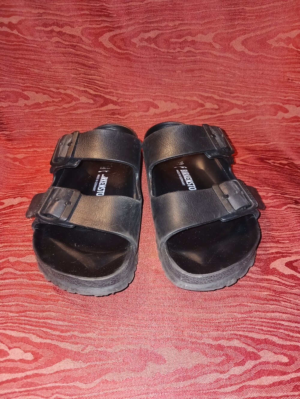 BIRIKENSTOCK Black Sandles Size 38 - Picture 3 of 9